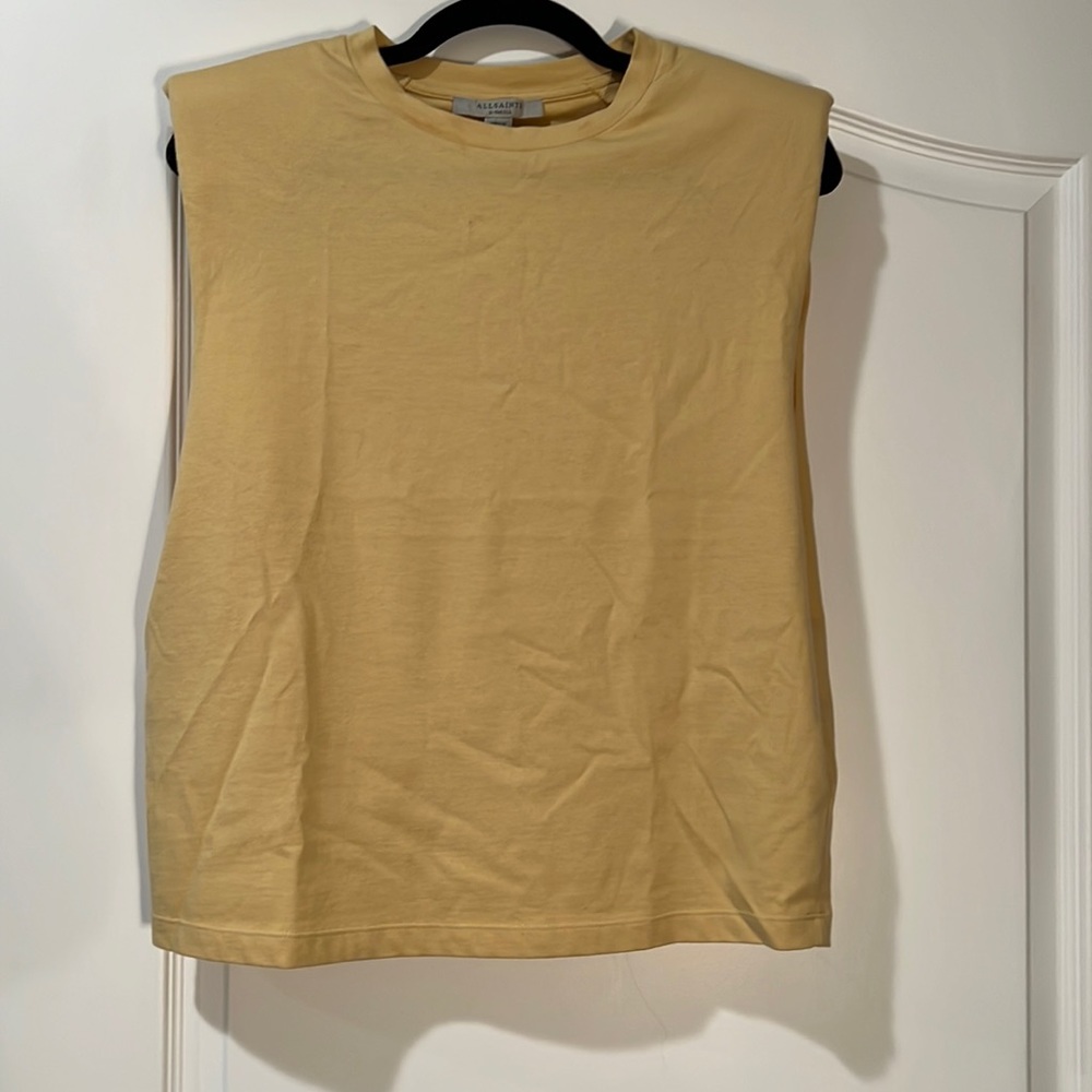 All Saints Shoulder Pad Top
